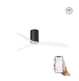 FARO - Ventilador mini TUBE FAN 1280mm negro mate 3 palas S/R