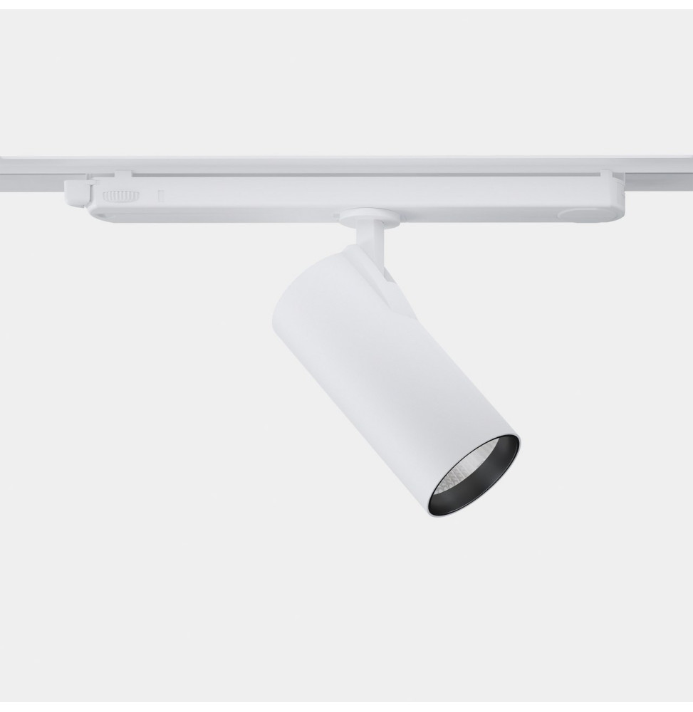 LedsC4 - Proyector Strom diámetro 55 23.6 4000K CRI 90 39.1° ON-OFF blanco texturizado 2315lm LedsC4 - Proyector Strom diámetro 55 23.6 4000K CRI 90 39.1° ON-OFF blanco texturizado 2315lm