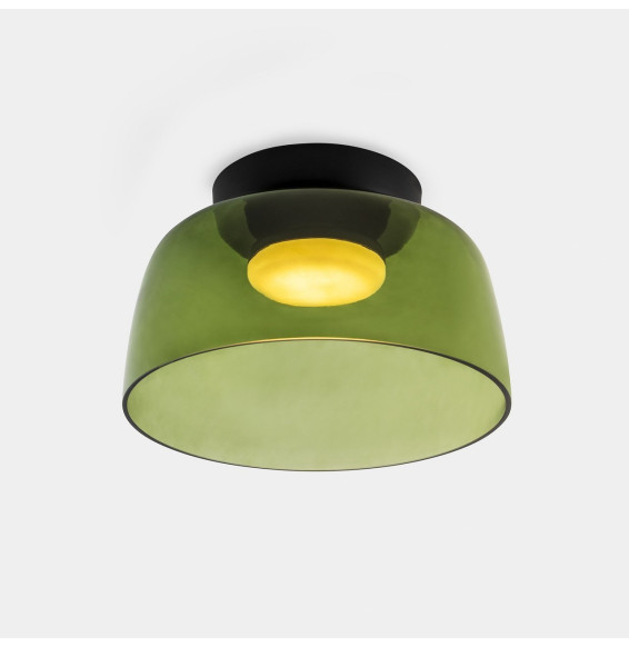 LedsC4 - Plafón Levels 1 Body diámetro 320mm LED 28 SW 2700-3000-4000K Casambi negro 1850lm