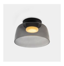 LedsC4 - Plafón Levels 1 Body diámetro 320mm LED 28 SW 2700-3000-4000K Casambi negro 1850lm