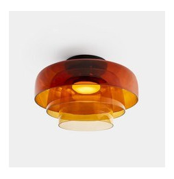 LedsC4 - Plafón Levels Ceiling 3 Bodies diámetro 420mm y 320mm y 220mm LED 28 SW 2700-3000-4000K DALI-2 negro 1850lm