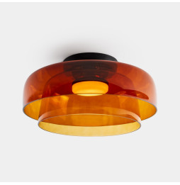 LedsC4 - Plafón Levels Ceiling 2 Bodies diámetro 420mm y 320mm LED 28 SW 2700-3000-4000K DALI-2 negro 1850lm