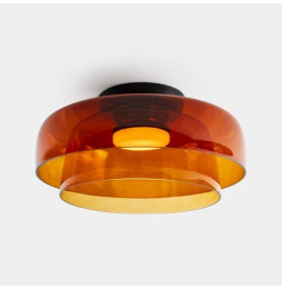 LedsC4 - Plafón Levels Ceiling 2 Bodies diámetro 420mm y 320mm LED 28 SW 2700-3000-4000K DALI-2 negro 1850lm
