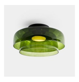 LedsC4 - Plafón Levels Ceiling 2 Bodies diámetro 420mm y 320mm LED 28 SW 2700-3000-4000K DALI-2 negro 1850lm