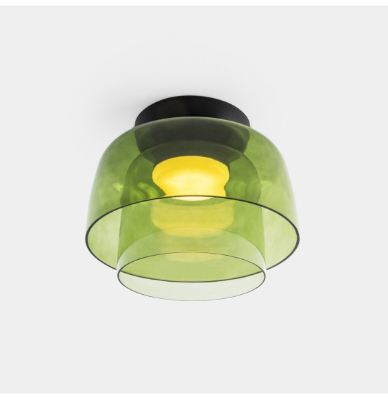 LedsC4 - Plafón Levels Ceiling 2 Bodies diámetro 320mm y 220mm LED 28 SW 2700-3000-4000K DALI-2 negro 1850lm
