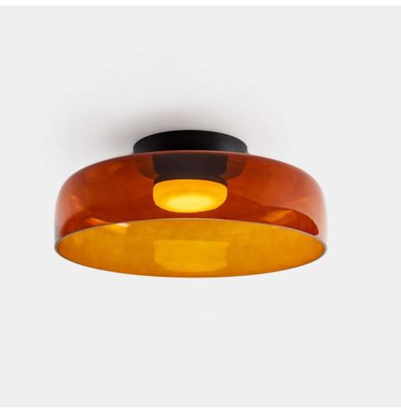 LedsC4 - Plafón Levels Ceiling 1 Body diámetro 420mm LED 28 SW 2700-3000-4000K DALI-2 negro 1850lm