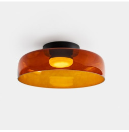 LedsC4 - Plafón Levels Ceiling 1 Body diámetro 420mm LED 28 SW 2700-3000-4000K DALI-2 negro 1850lm