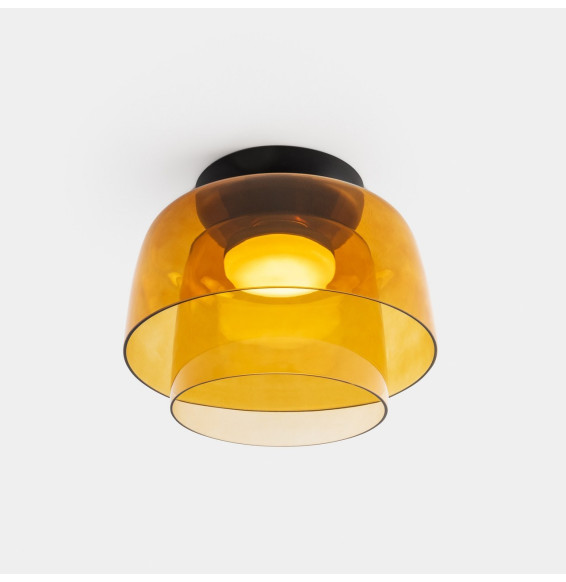 LedsC4 - Plafón Levels Ceiling 2 Bodies diámetro 320mm y 220mm LED 28 SW 2700-3000-4000K DALI-2 negro 1850lm