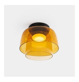 LedsC4 - Plafón Levels Ceiling 2 Bodies diámetro 320mm y 220mm LED 28 SW 2700-3000-4000K DALI-2 negro 1850lm