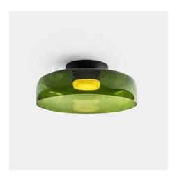 LedsC4 - Plafón Levels Ceiling 1 Body diámetro 420mm LED 28 SW 2700-3000-4000K DALI-2 negro 1850lm
