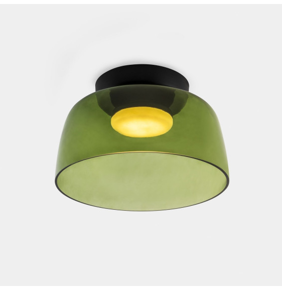 LedsC4 - Plafón Levels 1 Body diámetro 320mm LED 28 SW 2700-3000-4000K DALI-2 negro 1850lm
