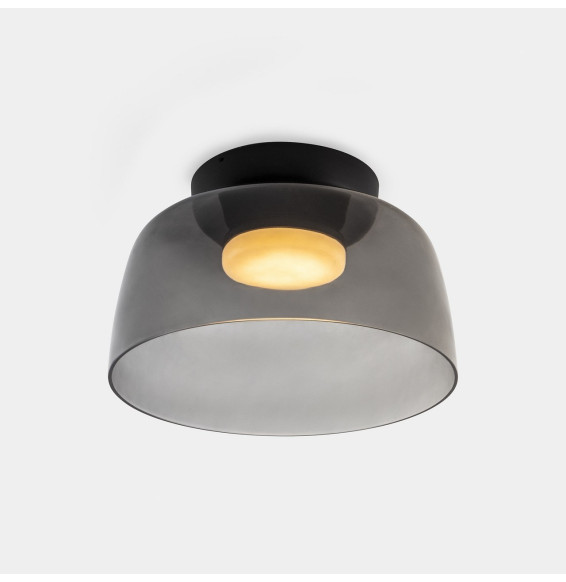 LedsC4 - Plafón Levels 1 Body diámetro 320mm LED 28 SW 2700-3000-4000K DALI-2 negro 1850lm