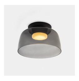 LedsC4 - Plafón Levels 1 Body diámetro 320mm LED 28 SW 2700-3000-4000K DALI-2 negro 1850lm