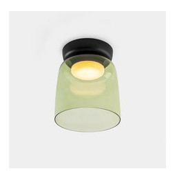 LedsC4 - Plafón Levels 1 Body diámetro 220mm LED 28 SW 2700-3000-4000K DALI-2 negro 1850lm