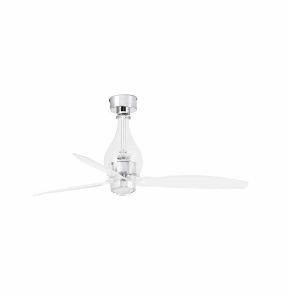 FARO - Ventilador mini ETERFAN 1280mm cristal boro silicato 17W 3000K