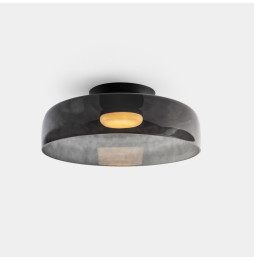LedsC4 - Plafón Levels Ceiling 1 Body diámetro 420mm LED 28 SW 2700-3000-4000K PHASE CUT negro 1850lm