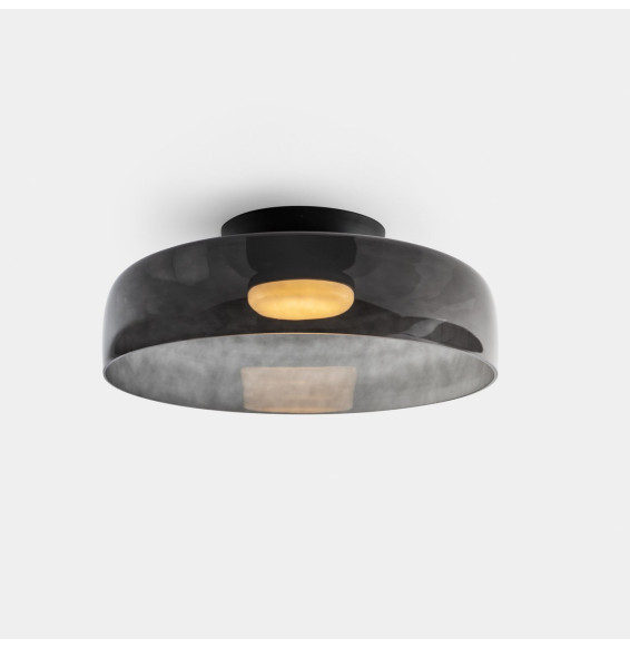 LedsC4 - Plafón Levels Ceiling 1 Body diámetro 420mm LED 28 SW 2700-3000-4000K PHASE CUT negro 1850lm