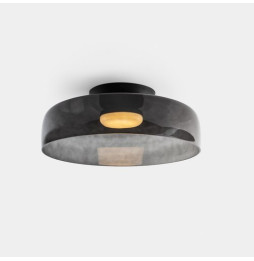 LedsC4 - Plafón Levels Ceiling 1 Body diámetro 420mm LED 28 SW 2700-3000-4000K PHASE CUT negro 1850lm