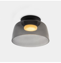 LedsC4 - Plafón Levels 1 Body diámetro 320mm LED 28 SW 2700-3000-4000K PHASE CUT negro 1850lm