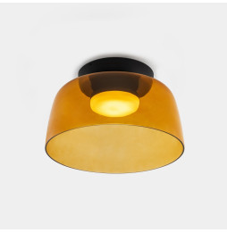 LedsC4 - Plafón Levels 1 Body diámetro 320mm LED 28 SW 2700-3000-4000K PHASE CUT negro 1850lm