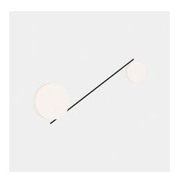 LedsC4 - Plafón Spark Double diámetro 390mm y 240mm LED 60.5 SW 2700-3000-4000K DALI negro 2735lm