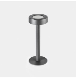 LedsC4 - Luminaria sobremesa IP65 Orbit cubierta de agujero grande recargable LED 1.5 4000K TOUCH DIMMING marrón 118lm