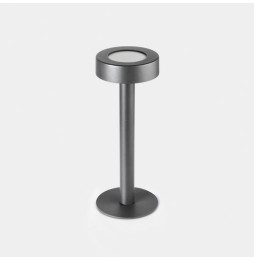 LedsC4 - Luminaria sobremesa IP65 Orbit cubierta de agujero grande recargable LED 1.5 3000K TOUCH DIMMING marrón 118lm