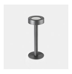 LedsC4 - Luminaria sobremesa IP65 Orbit cubierta de agujero grande recargable LED 1.5 3000K TOUCH DIMMING negro 118lm