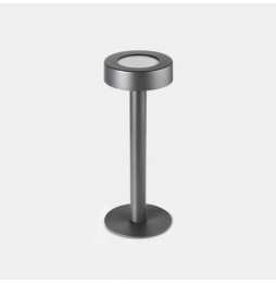 LedsC4 - Luminaria sobremesa IP65 Orbit cubierta de agujero grande recargable LED 1.5 2700K TOUCH DIMMING verde abeto 118lm