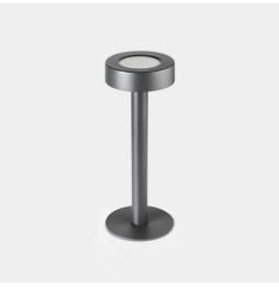 LedsC4 - Luminaria sobremesa IP65 Orbit cubierta de agujero grande recargable LED 1.5 3000K TOUCH DIMMING oro 118lm