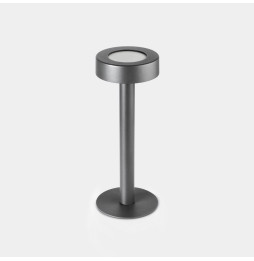 LedsC4 - Luminaria sobremesa IP65 Orbit cubierta de agujero grande recargable LED 1.5 2700K TOUCH DIMMING oro 118lm
