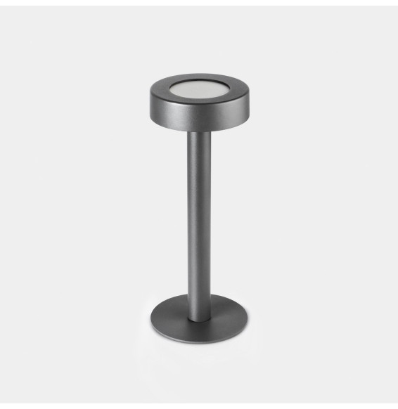 LedsC4 - Luminaria sobremesa IP65 Orbit cubierta de agujero grande recargable LED 1.5 2700K TOUCH DIMMING oro 118lm