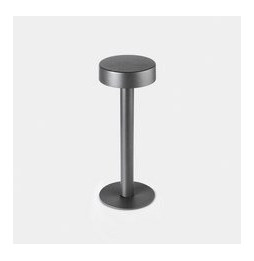 LedsC4 - Luminaria sobremesa IP65 Orbit cubierta de orificio pequeño recargable LED 1.5 2700K TOUCH DIMMING negro 109lm