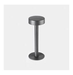 LedsC4 - Luminaria sobremesa IP65 Orbit cubierta de orificio pequeño recargable LED 1.5 2700K TOUCH DIMMING gris 109lm
