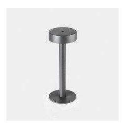 LedsC4 - Luminaria sobremesa IP65 Orbit recargable cubierta LED 1.5 4000K TOUCH DIMMING gris urbano 108lm