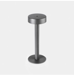 LedsC4 - Luminaria sobremesa IP65 Orbit recargable cubierta LED 1.5 4000K TOUCH DIMMING negro 108lm