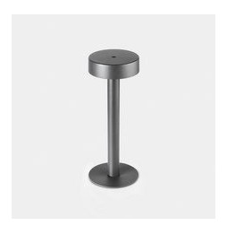LedsC4 - Luminaria sobremesa IP65 Orbit recargable cubierta LED 1.5 2700K TOUCH DIMMING negro 108lm