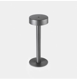 LedsC4 - Luminaria sobremesa IP65 Orbit recargable cubierta LED 1.5 2700K TOUCH DIMMING gris 108lm