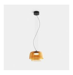 LedsC4 - Luminaria colgante Levels 2 Bodies diámetro 320mm y 220mm LED 19 SW 2700-3000-4000K DALI2 negro 1255lm