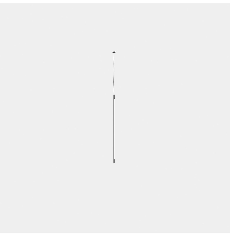 LedsC4 - Luminaria colgante Tubs Modular simple 900mm LED 15 3000K ON-OFF negro 1127lm