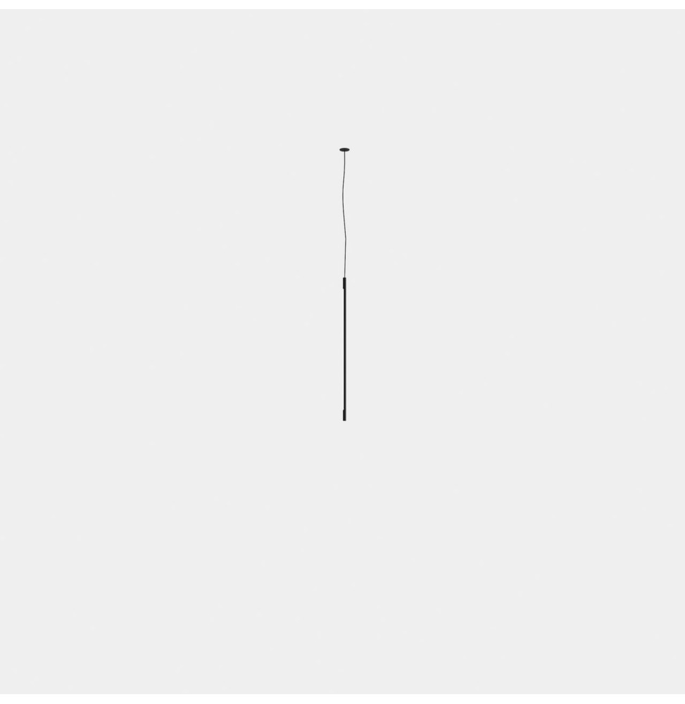 LedsC4 - Luminaria colgante Tubs Modular simple 600mm LED 10 3000K DALI negro 752lm LedsC4 - Luminaria colgante Tubs Modular simple 600mm LED 10 3000K DALI negro 752lm