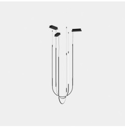 LedsC4 - Luminaria colgante Tubs Modular Triplex Arch Cross LED 136 3000K ON-OFF negro 10302lm