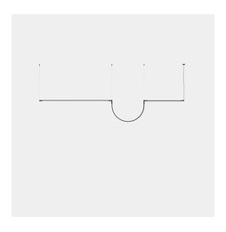LedsC4 - Luminaria colgante Tubs Modular Lineal doble con Arch LED 46 3000K ON-OFF negro 3435lm