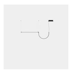 LedsC4 - Luminaria colgante Tubs Modular Lineal simple con Arch LED 31 3000K DALI negro 2307lm