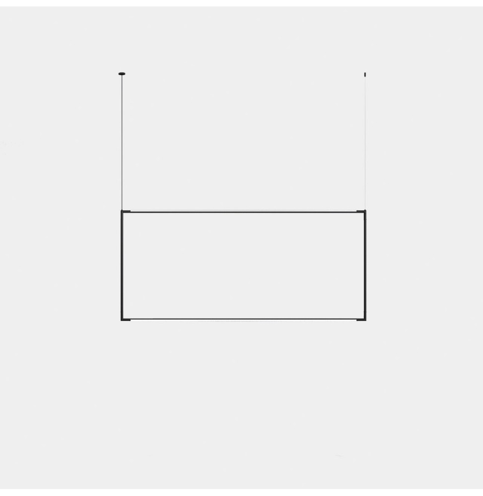 LedsC4 - Luminaria colgante Tubs Modular Rectangular Vertical LED 117.5 3000K ON-OFF negro 3936lm LedsC4 - Luminaria colgante Tubs Modular Rectangular Vertical LED 117.5 3000K ON-OFF negro 3936lm
