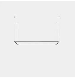 LedsC4 - Luminaria colgante Tubs Modular Rectangular Vertical LED 117.5 3000K DALI negro 3936lm