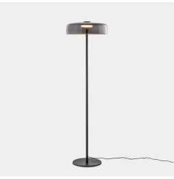 LedsC4 - Luminaria pie de salón Levels 1 Body diámetro 420mm LED 17 SW 2700-3000-4000K Push negro 681lm