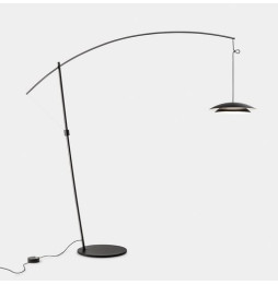 LedsC4 - Luminaria pie de salón Noway Big LED 25.4 SW 2700-3000-4000K Casambi negro 813lm