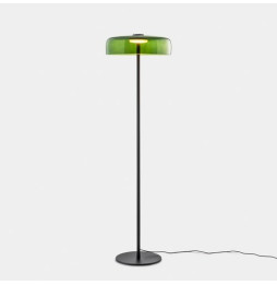 LedsC4 - Luminaria pie de salón Levels 1 Body diámetro 420mm LED 17 SW 2700-3000-4000K Push negro 681lm