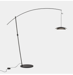 LedsC4 - Luminaria pie de salón Noway Big LED 25.4 SW 2700-3000-4000K ON-OFF negro 813lm